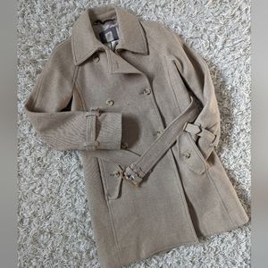 J. Crew Stadium Cloth Boulevard Trench Wool Jacket